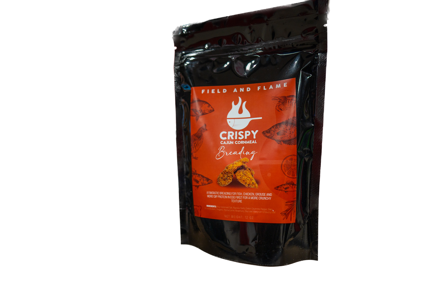 Crispy Cajun Cornmeal Breading